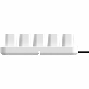 Workflow 5-Slot Battery Charger w/Power supply - Workflow 5-Slot Battery Charger w/Power supply - White/Grey - For iPhone 