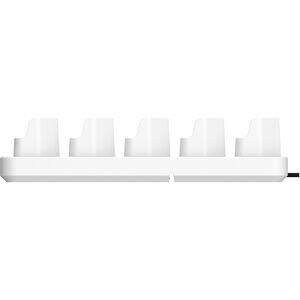 Workflow 5-Slot Case Charger w/Power supply - Workflow 5-Slot Case Charger w/Power Supply - White/Grey - Docking - Dock/Ch