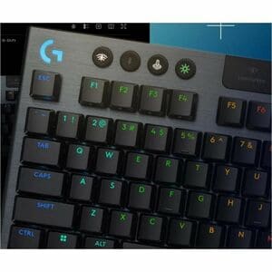 Logitech G G915 X LIGHTSPEED TKL Gaming Keyboard - Tenkeyless - Wired/Wireless Connectivity - USB Interface - RGB LED - En