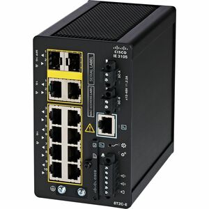 Cisco Catalyst IE3100 Rugged 10 Ports Manageable Ethernet Switch - Gigabit Ethernet - 10/100/1000Base-T, 1000Base-X - 3 La