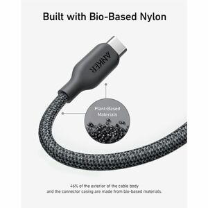 ANKER 543 USB C to USB C Cable (240W, 10 ft) - 10 ft USB-C Data Transfer Cable for Smartphone, USB Device, Tablet, Noteboo