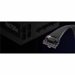 Corsair RMx Series RM750x Fully Modular Power Supply - Internal - 120 V AC, 230 V AC Input - 3.3 V DC, 5 V DC, 12 V DC, 5 