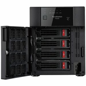 BUFFALO TeraStation 3430DN 4-Bay Secure SMB Desktop NAS 8TB (4x2TB) with Hard Drives Included - Alpine AL524 Quad-core (4 