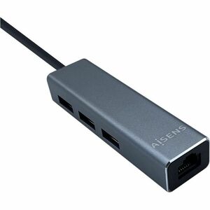 CONVERSOR USB 3.0 A ETHERN GIGA 10/100/1000 HUB 3XUSB3.0 GRIS 15