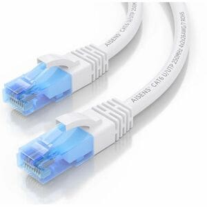 CABLE RED HEADLINE RJ45 CAT.6 UTP AWG26 CCA WHITE 5.0M