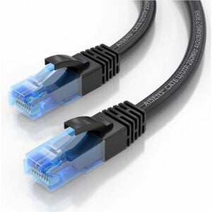 CABLE RED HEADLINE RJ45 CAT.6 UTP AWG26 CCA BLACK 0.75M