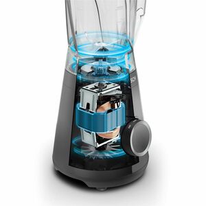 Frullatore da tavolo Bosch VitaPower MMB6141B - Plastica ABS - 1200 W - 2 Impostazione/i velocità - 1,50 L - 230 V ca - Nero