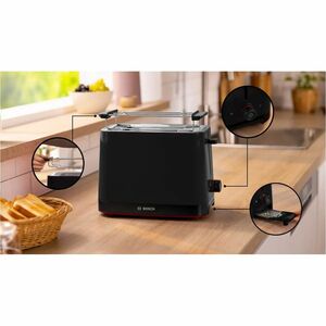 Tostapane Bosch TAT3M123 - 950 W - 2 Fette - Nero