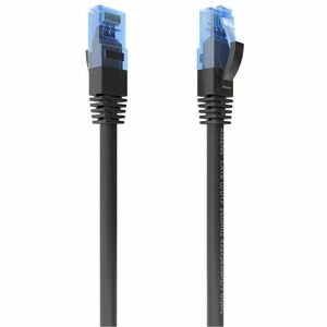 CABLE RED HEADLINE RJ45 CAT.6 UTP AWG26 CCA BLACK 0.5M