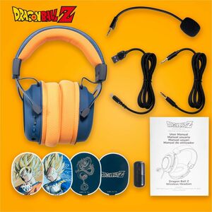 Blade Wired/Wireless Over-the-ear Stereo Gaming Headset - Black, Orange, Grey - Binaural - Circumaural - Bluetooth/RF - Mi