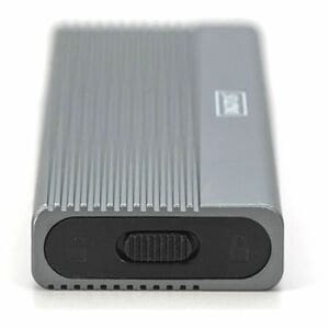 Digitus DA-71154 Laufwerksgehäuse SATA/600, M.2 - USB 3.1 (Gen 2) Typ C Host Interface Extern - Grau - 1 x SSD unterstützt