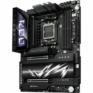 Asus ROG Crosshair X870E HERO Gaming Desktop Motherboard - AMD X870E Chipset - Socket AM5 - ATX - Ryzen 5, Ryzen 7, Ryzen 
