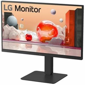 LG 27BA850-B 27"" Class Webcam Full HD LCD Monitor - 16:9 - Matte Black - 27"" Viewable - In-plane Switching (IPS) Technol