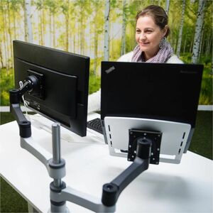 R-Go Caparo 4 / Zepher 4 Notebook Notebook-Halter - 33 mm x 300 mm x - Aluminium - 10 kg Belastbarkeit - Sicher, Robuster 