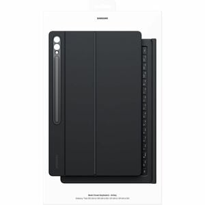 Samsung Book Cover Keyboard/Cover Case (Book Fold) Samsung Galaxy Tab S10 Ultra, Galaxy Tab S9 Ultra Tablet - Black - 327 