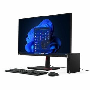 Lenovo ThinkCentre M70q Gen 5 12TD003GME Desktop Computer - Intel Core i7 14th Gen i7-14700T - 16 GB - 512 GB SSD - Tiny -