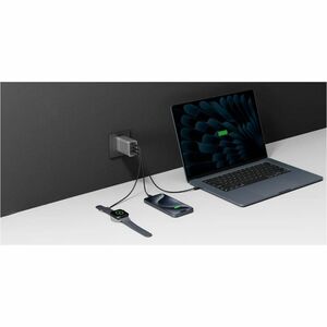 Ecoflow RAPID 65 W AC Adapter - Universal Adapter - 1 USB - 2 USB Type-C - For Smartphone, Tablet PC - Grey