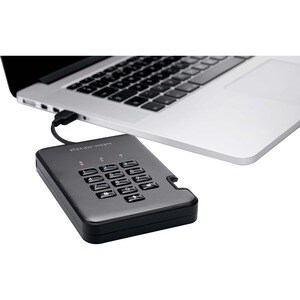SSD Portable iStorage diskAshur PRO2 Durci - 2.5" Externe - 8 To - Conforme aux normes TAA - Client Léger Appareil compati