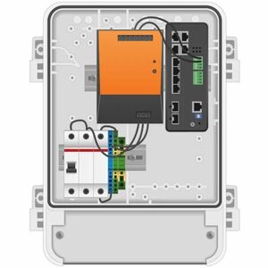 AXIS TQ1817-VE Mounting Box for Power Supply, Media Converter - White  - Polycarbonate, Stainless Steel