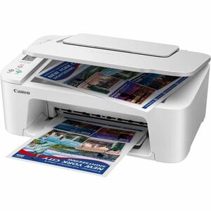 Canon PIXMA TS3751i Wired & Wireless Inkjet Multifunction Printer - Colour - White - 7.7 ppm Mono/4 ppm Color Print - 4800
