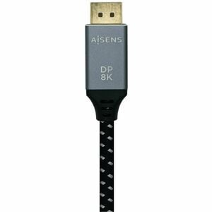CABLE DISPLAYPORT V1.4 8K60HZ DP/M-DP/M GREY/BLACK 1.5M