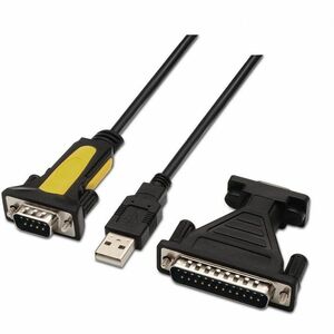CONVERTER USB A SERIES TYPE A/M-RS32 DB9/M DB25/M 1.8M