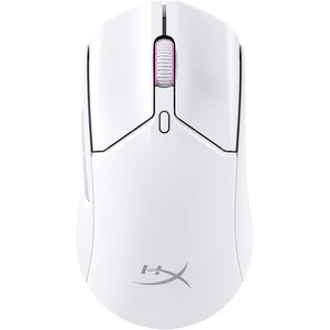 HP Pulsefire Haste 2 Gaming Mouse - Bluetooth - USB Type A - 6 Button(s) - 6 Programmable Button(s) - White - Cable/Wirele