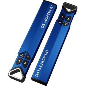 Lecteur Carte Mémoire Flash/ Disque à Mémoire Flash iStorage datAshur SD - USB 3.2 (Gen 1) Type C - 256-bit AES - 100 Mo/s