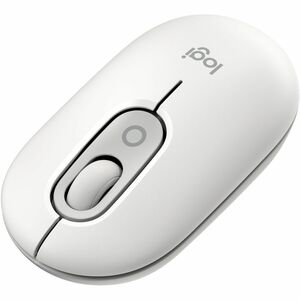 Logitech POP Mouse Mouse - Bluetooth - Optical - 4 Button(s) - Off White - Wireless - 10 m - 4000 dpi - Scroll Wheel - 1 x