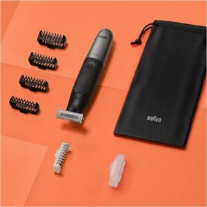 Trimmer Braun XT5100 - Per Maschio - x Acciaio inox Lame - senza filo - 0,75 Ora Tempo di funzionamento massimo batteria -