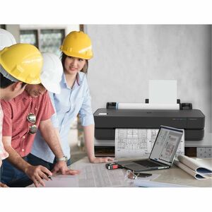 HP Designjet T250 A1 Inkjet Large Format Printer - Includes Printer - 24" Print Width - Color - 30 Second Color Speed - 24