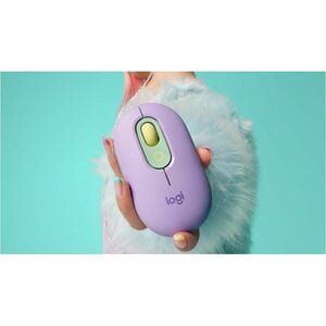 Logitech POP Mouse 鼠标 - 蓝牙 - USB - 光学 - 4 按钮 - 无线 - 10 m - 4000 dpi - 滚轮 - 1 x AA Battery Supported