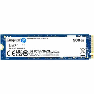 Kingston NV3 500 GB Solid State Drive - M.2 2280 Internal - PCI Express NVMe (PCI Express NVMe 4.0 x4) - Desktop PC, Noteb