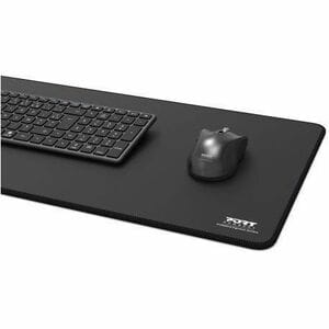 Tapis de souris Port Connect - Extra large - 7 mm x 700 mm x 300 mm Dimension - Mousse, Polyester, Caoutchouc - Antidérapa