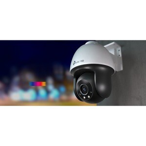 TP-Link VIGI C540 4 Megapixel Outdoor Network Camera - Colour - Dome - White - 30 m Infrared Night Vision - H.265+, H.265,