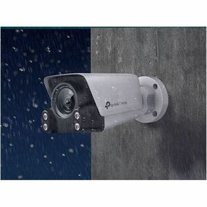 TP-Link VIGI C340S 4 Megapixel Outdoor Network Camera - Colour - Bullet - White - 30 m Infrared/Color Night Vision - H.264