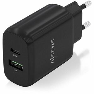 CHARGER 25W 1XUSB-C PD3.0 1XUSB-A QC3.0 BLACK