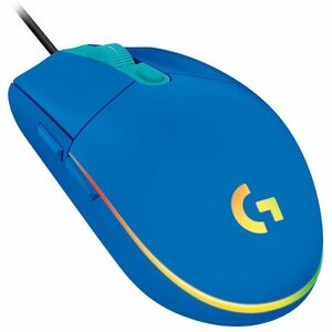 Logitech G G102 游戏鼠标 - USB - 激光 - 6 按钮 - 6 可编程按钮 - 蓝 - 电缆 - 8000 dpi