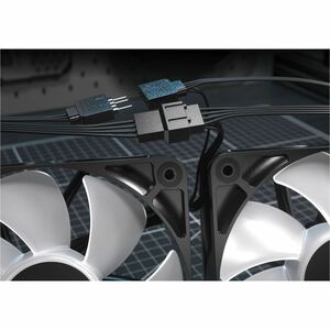 Corsair NAUTILUS 240 RS ARGB Liquid CPU Cooler - 2 x Fan(s) - 72.80 CFM Maximum Airflow - 2100 rpm - Liquid Cooler Cooler 