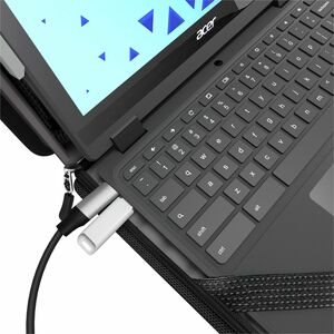 MAXCases Explorer 5 Work-In - Notebook carrying case - with pocket - 14" - black