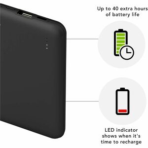 dbramante1928 ApS Recharge Power Bank - Black - For Smartphone - 10000 mAh - 20 W - USB Type-C Connector - Black