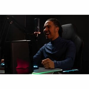 JBLSTRMWLUSBCBLK - MICROFONE DE LAPELA JBL QUANTUM STREAM WIRELESS