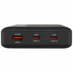 TUCANO Powerbank für Laptop 65W 20.000mAh, schwarz