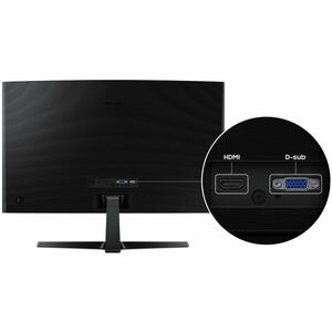 Samsung Essential S3 S27D366GAU 27 Zoll Class Full HD Gekrümmter Bildschirm LED-Monitor - 16:9 Format - Schwarz - 68,6 cm 