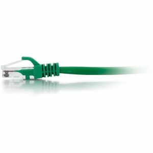 Quiktron 1ft Q-Series Cat6a Snagless (UTP) Ethernet Network Patch Cable, CM Rated - Green - 1 ft Category 6a Network Cable