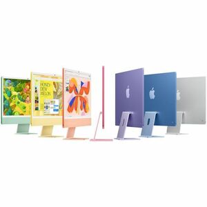 Apple iMac MWUE3KS/A All-in-One Computer - Apple M4 - 16 GB - 256 GB SSD - 61 cm (24") 4.5K - Desktop - Green - Apple M4 C