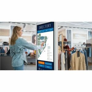 Planar SLP50-T 4K LCD Touch Display - 50" LCD - Touchscreen - 24 Hours/7 Days Operation - 3840 x 2160 - 16:9 - 9.50 ms - D