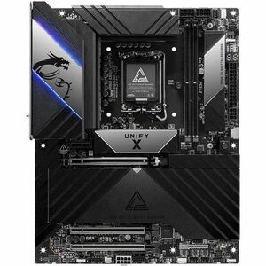 MSI MEG Z890 UNIFY-X Gaming Desktop Motherboard - Intel Z890 Chipset - Socket LGA-1851 - ATX - Core Ultra Processor Suppor