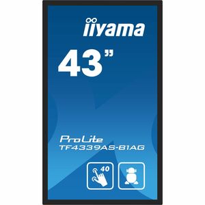 iiyama ProLite TF4339AS-B1AG 1079.50 mm 4K UHD LCD Collaboration Display - ARM Cortex A73 + A53 - 4 GB - Projected Capacit