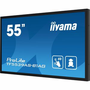 iiyama ProLite TF5539AS-B1AG 54.6" LCD Digital Signage Display - 24 Hours/7 Days Operation - In-plane Switching (IPS) Tech